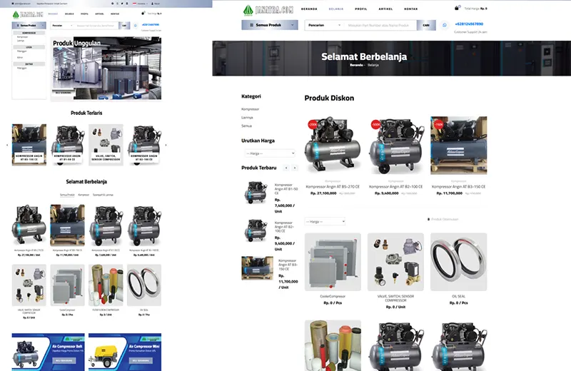 Website e-commerce multi produk