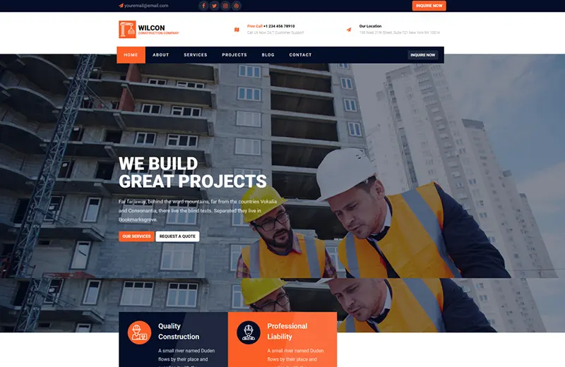 Website jasa pertukangan